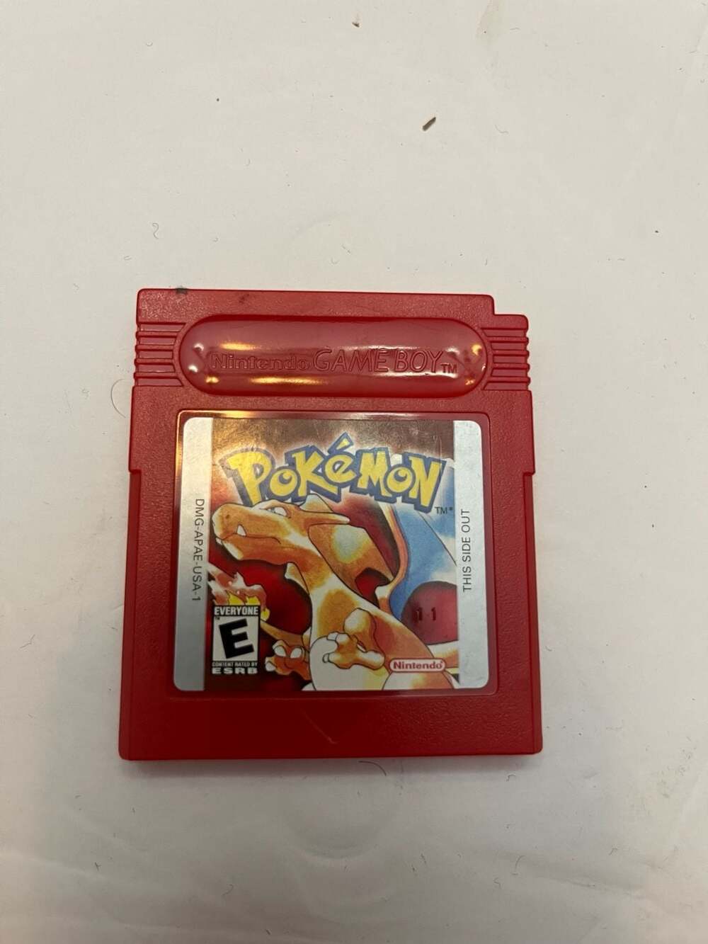 Nintendo Original Pokemon Red GameBoy Game Cartridge Only DMG-APAE-USA-1